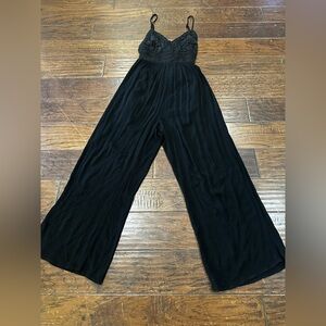ILLA ILLA Black Lace Jumpsuit